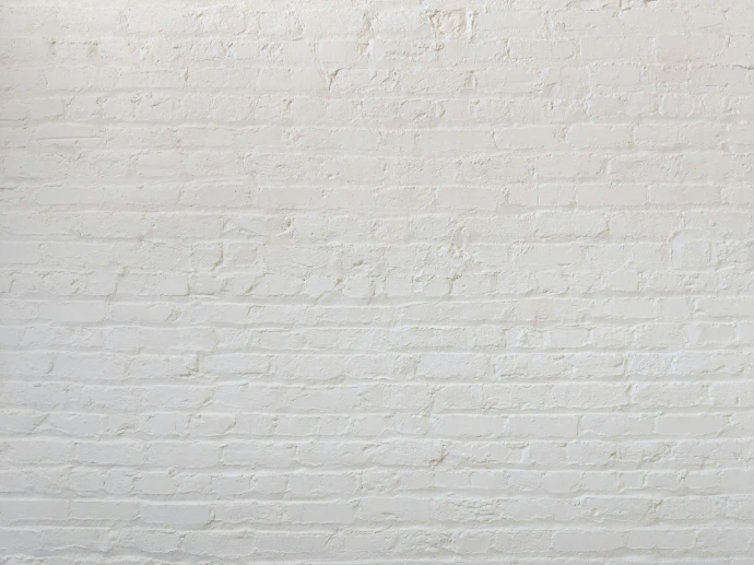 white brick wall
